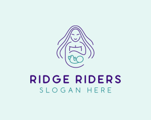 Maternity Mother Child logo design