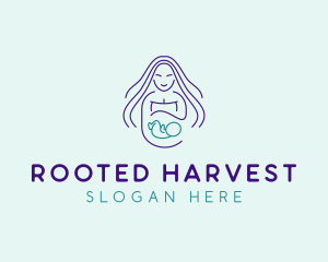 Maternity Mother Child logo design