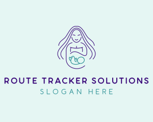 Maternity Mother Child logo design