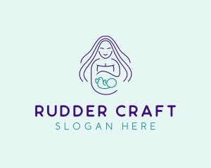 Maternity Mother Child logo design