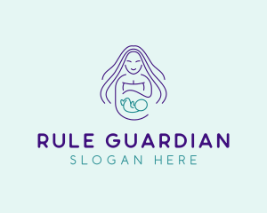 Maternity Mother Child logo design