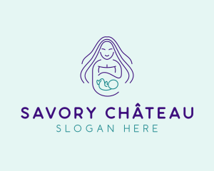 Maternity Mother Child logo design