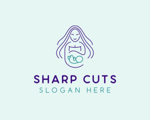 Maternity Mother Child logo design