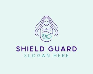 Maternity Mother Child logo design