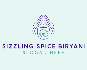 Maternity Mother Child logo design