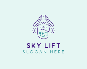 Maternity Mother Child logo design