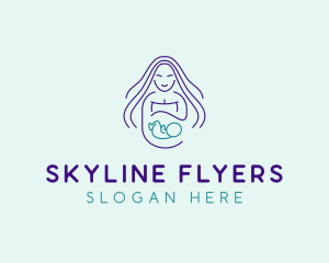 Maternity Mother Child logo design