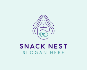 Maternity Mother Child logo design