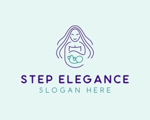 Maternity Mother Child logo design