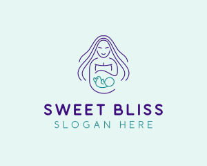 Maternity Mother Child logo design