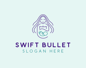 Maternity Mother Child logo design