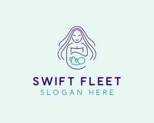 Maternity Mother Child logo design