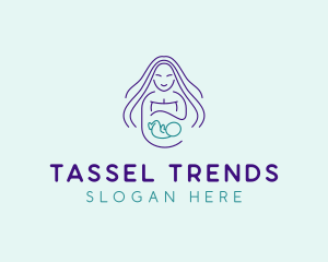 Maternity Mother Child logo design