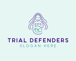 Maternity Mother Child logo design