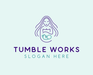 Maternity Mother Child logo design