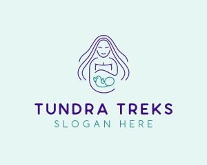 Maternity Mother Child logo design