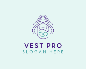 Maternity Mother Child logo design