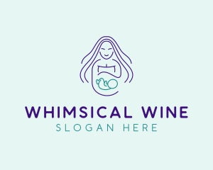 Maternity Mother Child logo design