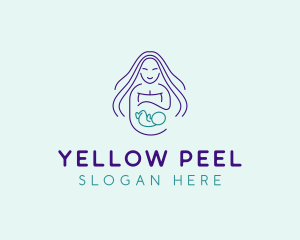 Maternity Mother Child logo design