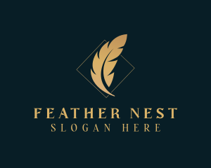 Quill Feather Blogger logo