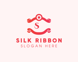 Spa Salon Ribbon logo design