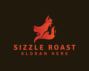 Roasted Chicken Flame logo