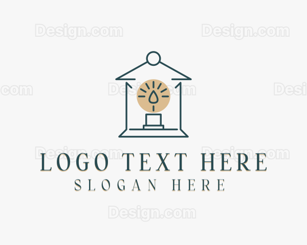 Candle Lantern Decoration Logo