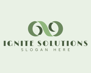 Generic Infinity Ribbon logo design