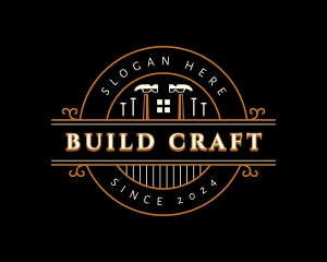 Carpentry Repair Construction logo design