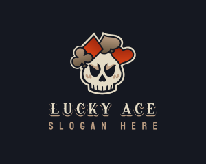 Poker Skull Gaming logo design