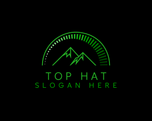 Green Mountain Peak logo design