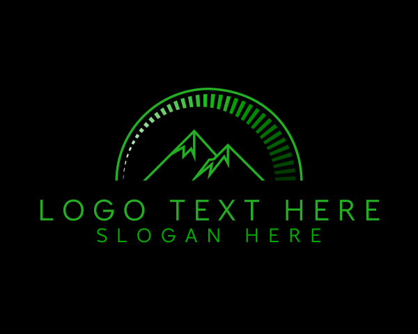 Mountain Peak logo example 1