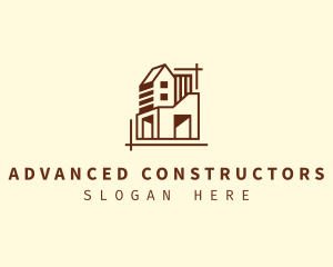 Architecture Building Plan logo design