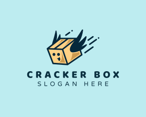 Flying Box Delivery logo design