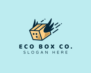 Flying Box Delivery logo design