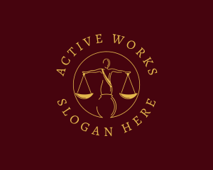 Justice Law Firm logo design