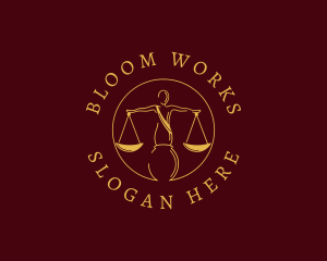 Justice Law Firm logo design