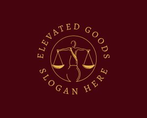 Justice Law Firm logo design