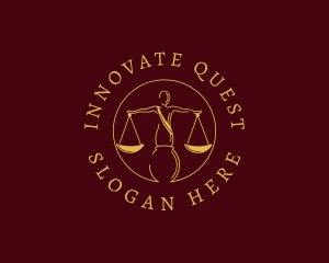 Justice Law Firm logo design