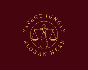 Justice Law Firm logo design