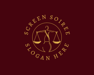 Justice Law Firm logo design