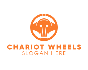 Light Bulb Wheel logo design