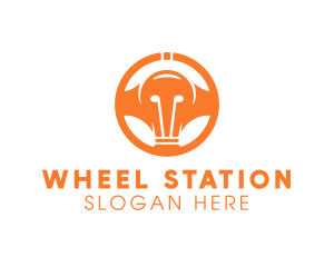 Light Bulb Wheel logo