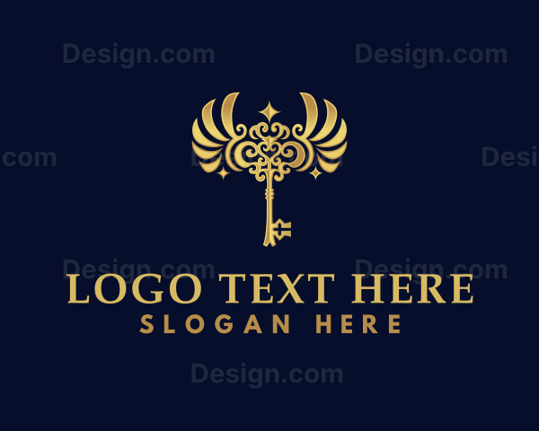 Luxury Wing key Logo