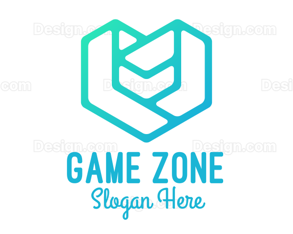 Blue Heart Puzzle Logo