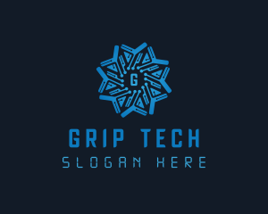 Circuit Tech Developer logo design