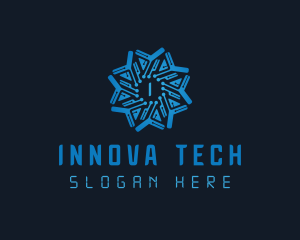 Circuit Tech Developer logo design