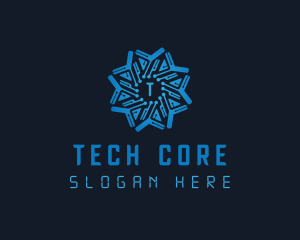 Circuit Tech Developer logo design