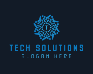 Circuit Tech Developer logo design