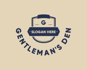 Banner Shield Hipster logo